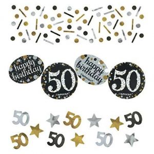 amscan Party Supplies Sparkling Celebration 50 Confetti (12 Piece)